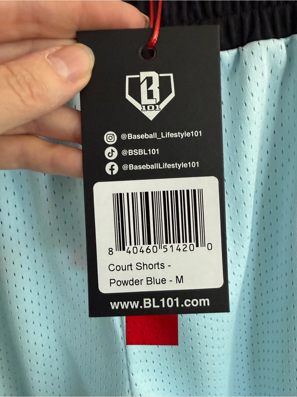 NWT Baseball Lifestyle 101 Court Shorts Size Medium - Picture 4 of 7